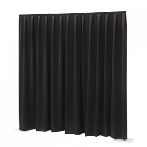 Rideaux de scène, rideaux en velours ignifuges en gros, rideaux de scène noirs, rideaux occultants - Product Image 3