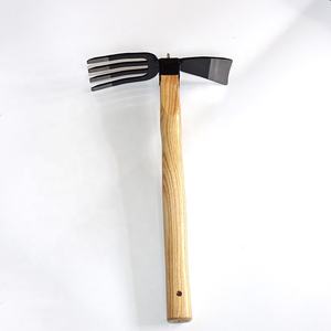 Houes de jardin Houes creuses <span class=keywords><strong>tout</strong></span> <span class=keywords><strong>acier</strong></span> trempé Râteau à main Plantation de légumes Ferme Jardin Bordure pour creuser - Product Image 3