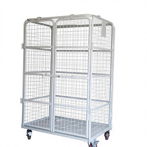 Chariot à palettes en treillis métallique durable, <span class=keywords><strong>conteneur</strong></span> <span class=keywords><strong>logistique</strong></span> pour l'espace de stockage en Europe, fournisseur OEM - Product Image 1
