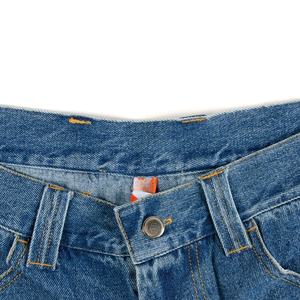 Üretici özel erkek yaz kısa koyu Denim kot Jorts cep rahat işlemeli Baggi kot özelleştirilebilir yaz Jorts - Product Image 3