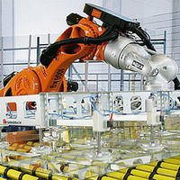 Robot industriel lourd personnalisé KUKA KR1000 Titan avec moteur et propulseur, charge utile de 1000 kg pour les applications de manutention et d'empilage