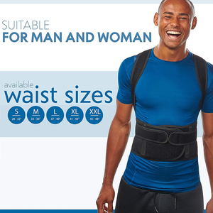 Bộ nhớ cơ bắp Hỗ trợ ép tóc có thể điều chỉnh tư thế trên lưng dưới giảm đau người đàn ông phụ nữ trở lại Brace tư thế Corrector - Product Image 6