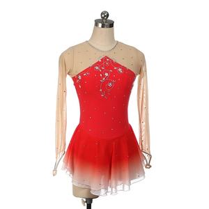 Robe De Patinage Artistique Personnalisée Filles Ados Robes De Patinage Sur Glace Compétition Salle De Bal <span class=keywords><strong>Gym</strong></span> Et Fitness Costumes Femmes - Product Image 3