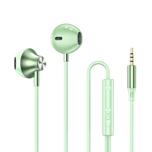 Écouteurs filaires stéréo au design métallique, 3,5 mm, basses puissantes, semi intra-auriculaires, microphone, Apt-X HD, étanches IPX-5 - Product Image 2