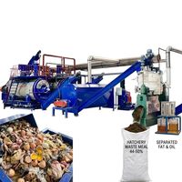 Machine de traitement des déchets animaux CMJ-1 1.0 T/lot certifiée SGS avec désinfection à haute température 133°C pour les élevages avicoles à grande échelle