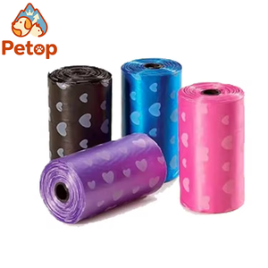 Sacs à déjections canines jetables personnalisés Petop en gros, écologiques, colorés, parfumés, en plastique - Product Image 1
