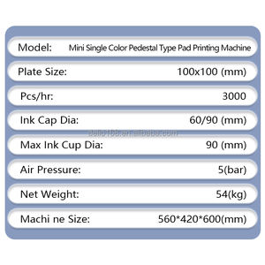 腕時計文字盤パッドプリンター 1色卓上パッド印刷機 セラミック眼鏡ケース用 - Product Image 5