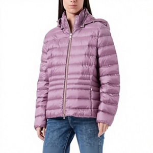 Women's Lightweight Packable Puffer Jacket Hooded <b>Winter</b> <b>Quilted</b> Jacket Custom Women's Hooded Puffer Jacket Water Resistant Coat - Product Image 1