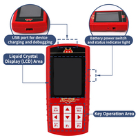 Décodeur d'ascenseur moderne version anglaise, outil de test d'ascenseur universel avec écran LCD et décodeur de débogage manuel