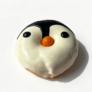 Donut de PU de 9 cm, juguete antiestrés de comida Kawaii, de subida lenta, tacto suave y esponjoso, modelo personalizado, artesanía de plástico, ecológico, con forma de corazón - Product Image 3