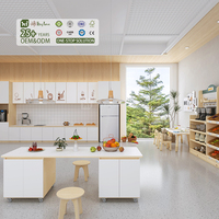 Hikeylove Mobilier préscolaire moderne en bois pour garderie et crèche : Tables, chaises et armoires avec caractéristiques de sécurité et respectueux de l'environnement
