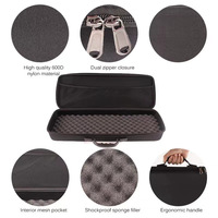 Étui de protection en EVA personnalisable, coque rigide antichoc avec sangle de transport pour équipement de pêche