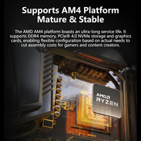 Prosesor Game Ryzen 7 7800X3D 8 Core 16 Thread Akselerasi Game Cache hingga 5GHz CPU Boxed untuk Memainkan DW/Delta/CSGO Tersedia