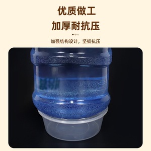 Disposable Round <b>Lunch</b> <b>Box</b> 4000ml Food Grade <b>Plastic</b> High Temperature Resistant For Takeaway - Product Image 1