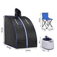 BTws Portable 1 personne Sauna Room Sauna Tente avec vapeur humide de haute qualité Ultimate Relaxation Body