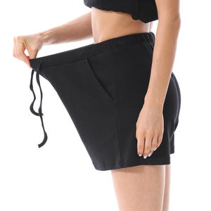 <span class=keywords><strong>Culotte</strong></span> de <span class=keywords><strong>maternité</strong></span> d'été à taille haute Short en coton pour femmes enceintes avec coupe ample et réglable Pantalon court confortable - Product Image 3
