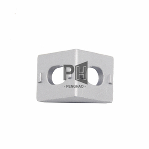 2020 angle de raccord d'angle en aluminium <span class=keywords><strong>20x20</strong></span> L connecteur support de fixation match utiliser 2020 profilé en aluminium industriel - Product Image 1