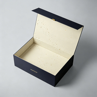 Boîte cadeau magnétique de luxe personnalisée avec poignée, pliable, logo personnalisé, boîte en papier rigide pour solutions d'emballage de marques de luxe