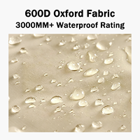 Tente gonflable Oxford 600D de qualité commerciale, 6,3 m², tente de luxe imperméable avec double porte en U, prix d'usine OEM