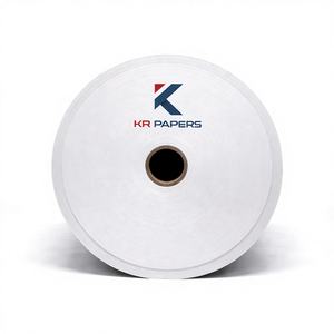 Papier cartonné écologique biodégradable KR Stiffone 80-150 g/m² à base de bagasse de canne à sucre et de paille de blé, gaufrage feuille d'or - Product Image 1