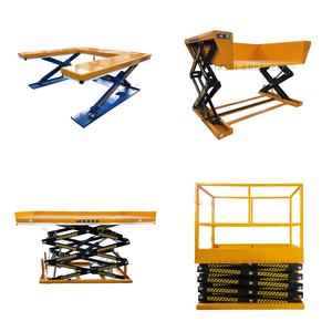 유압식 가위형 리프트 테이블 500-1000kg 하중 용량 조절 가능한 높이 적재 리프팅 플랫폼 창고용 - Product Image 3
