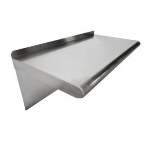 Jincheng Kệ Treo Tường Bằng Thép Không Gỉ 304 S/S Có Cấu Trúc Thương Mại Hạ Bệ NSF - Product Image 4