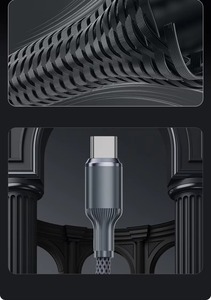 Cable de Carga Rápida <span class=keywords><strong>3</strong></span> en <span class=keywords><strong>1</strong></span> con Logotipo Personalizado, Cable <span class=keywords><strong>USB</strong></span> Tipo C de 100W para Accesorios Móviles Android - Product Image 4
