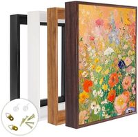 Cadre flottant en métal 24 * 36in 36 * 48in toile peinture Art 1 1/2 (3.8cm) profondeur Loater cadre avec Mental Frame Kit