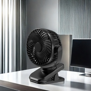2024 Hot-Selling Portable Clip <b>Fan</b> with 360 Degree Rotation & <b>Remote</b> <b>Control</b> Automatic Indoor Cooling LED <b>Fan</b> for Car & RV - Product Image 1