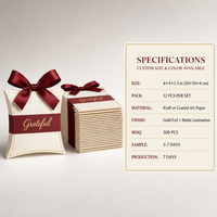 Scatole Regalo in Carta Kraft Personalizzate OEM ODM, Confezioni per il Ringraziamento, Certificato ISO 9001, Produzione Diretta