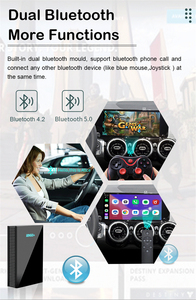 BINGO+ <span class=keywords><strong>2021</strong></span> Nouveau 4+64G Boîte multimédia de voiture sans fil Carplay IOS <span class=keywords><strong>Android</strong></span> <span class=keywords><strong>Auto</strong></span> Ai Box Wifi Usb HDMI pour <span class=keywords><strong>Youtube</strong></span> Box - Product Image 4