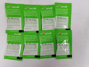 Pasta de <span class=keywords><strong>Wasabi</strong></span> en Sachet de 2.5g para Llevar, Venta al por Mayor para Restaurantes Japoneses, Precio Económico - Product Image 2