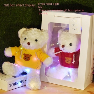 Dễ thương Gấu bông đồ chơi sang trọng trẻ em của món quà sinh nhật Comforter với PP bông điền thêu Kỹ Thuật bán buôn - Product Image 4
