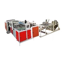 Machine à découper et à coudre des sacs tissés en PP industriels, machine tout-en-un pour la fabrication de sacs tissés