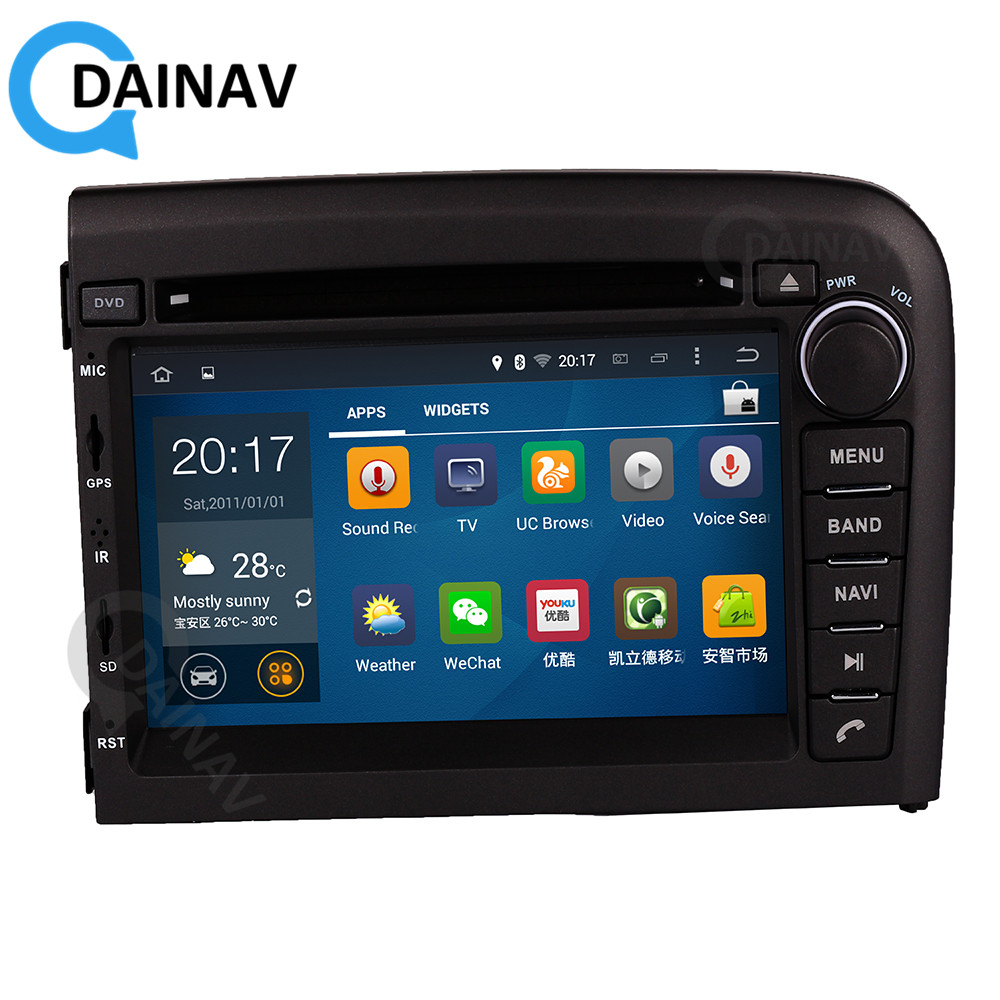 Автомагнитола на Android, мультимедийный плеер для VOLVO S80 1999 2000 2001 2002 2003 2004 2005, автомагнитола с GPS-навигацией, головное устройство