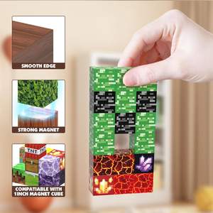 Blocs de construction magnétiques, <span class=keywords><strong>cubes</strong></span>, 100 pièces, ensembles en plastique, jeux éducatifs STEM, tuiles magnétiques empilables, 2 cm, pour <span class=keywords><strong>les</strong></span> enfants de 14 ans et plus, garçons et filles - Product Image 2