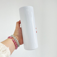 Bouteilles de sport isothermes blanches de 20 oz avec poignée, anti-fuite, pour sublimation, avec deux couvercles, pour impression DIY – Entrepôt USA
