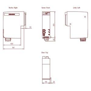 Adaptateur de bus SIMATIC <span class=keywords><strong>ET200</strong></span> <span class=keywords><strong>SP</strong></span> HA 6DL1193-6AG40-0AA0 PLC SIEMNS 100% nouveau et Original - Product Image 3