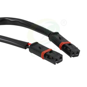 2 Pin fişler tel adaptörleri dönüş sinyalleri göstergesi BMW motosiklet için Bullet konnektörler kablo - Product Image 3