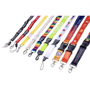 โรงงานผลิตสายคล้องคอโพลีเอสเตอร์แบบรีดร้อน OEM/ODM ราคาถูก MOQ ต่ำ พร้อมตัวอย่างฟรี - Product Image 1