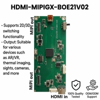 Carte de conversion de signal HD-MI-MIPI haute vitesse pour écran 2,1 pouces 1600x1600 - DSI 4 voies, fréquence de rafraîchissement 120 Hz, audio 2x3W, idéale