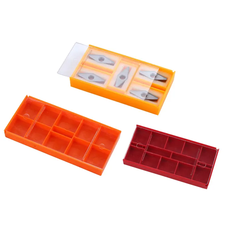 plastic box for carbide indexable inserts tungsten carbide inserts boxes