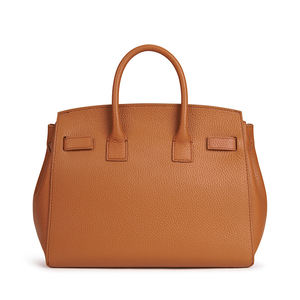 Sacs fourre-tout pour femmes en cuir PU vegan de créateur de mode personnalisés Poignée supérieure Lychee Fermeture classique Étanche Luxe - Product Image 4