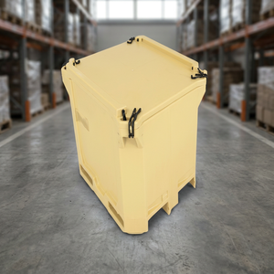 Conteneurs en plastique isolés ALLWIN pour le transport alimentaire, capacité 460L, stabilisés aux UV, écologiques - Product Image 2