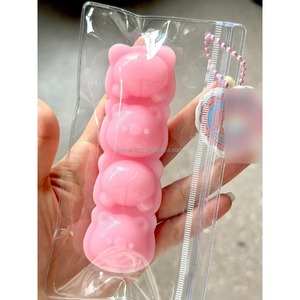 Adorable Juguete Blandito de Gelatina Transparente con Forma de Cerdito, Gato, Gatito, de TPR, para Aliviar el Estrés, Silencioso, de Bolsillo, Terapéutico - Product Image 3