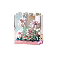 NOUVEAU Nano Blocks Rose Tournesol Plante Fleur Mini Briques Blocs de Construction Cartoon Jouets Enfants CLC7323-7326