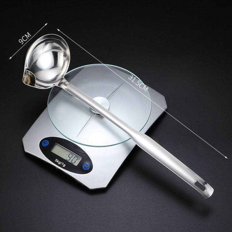 Stainless Steel Colander Spoon Soup Colander Kitchen Gravy Oil Soup Fat Separator Yogurt Oil Skimmer Spoon Kitchen Accessories