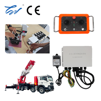 Télécommande de grue proportionnelle sans fil 24V 12V longue portée tout-terrain avec joysticks croisés