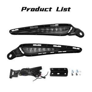 Luci diurne a LED per auto all'ingrosso, indicatori di direzione ambra e bianchi, set per Toyota Vitz 2017 2018 <span class=keywords><strong>2019</strong></span> - Product Image 6