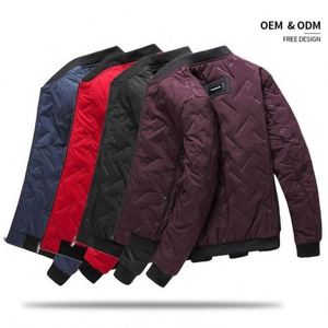 Men's Winter Warmth Stand Collar Thick <b>Padded</b> Breathable Plus Size Zipper Jackets Casual New Fashion Style - Product Image 2